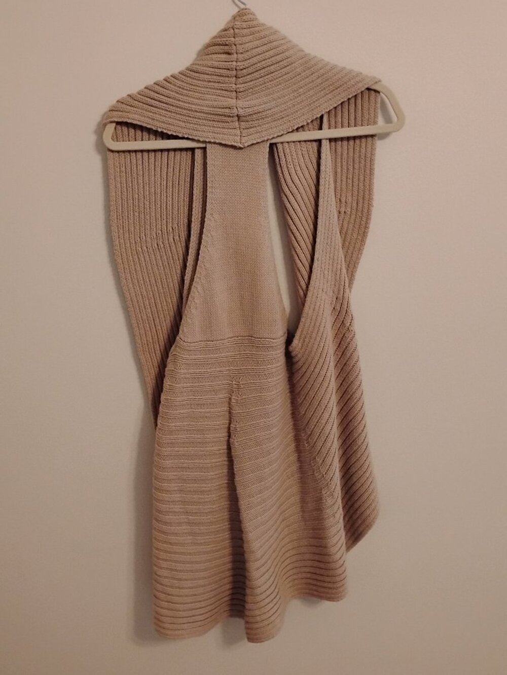 EUC Pure Handknit 100% Cotton Sleeveless Cardigan - Picture 4 of 5